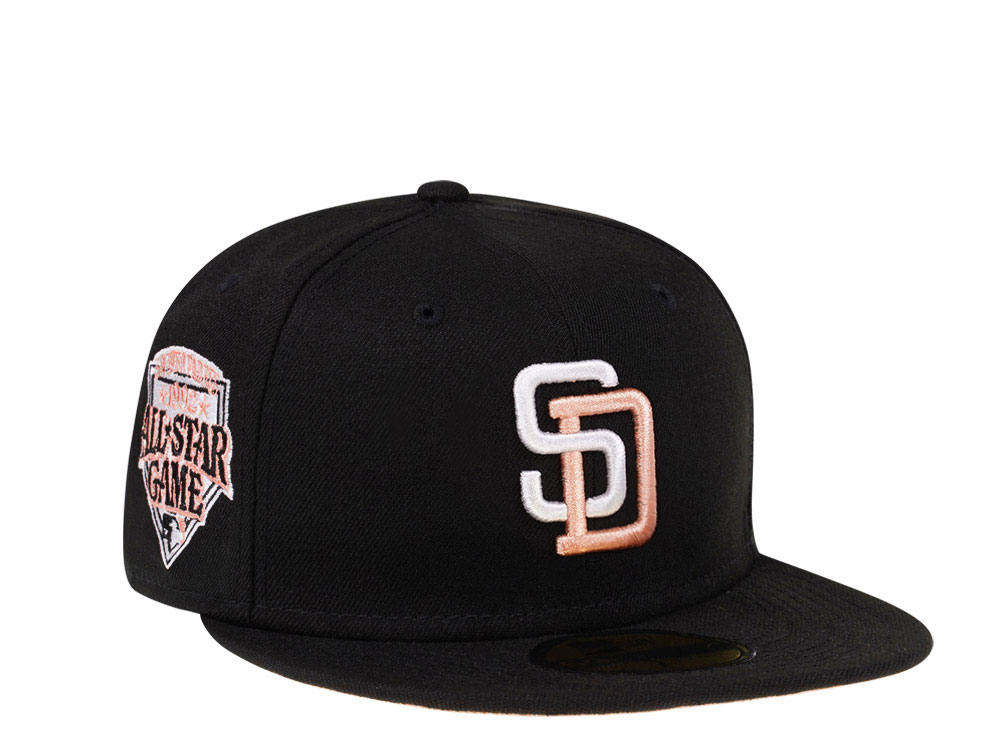 New Era San Diego Padres All Star Game 1992 Black Peach Edition 59Fifty Fitted Hat