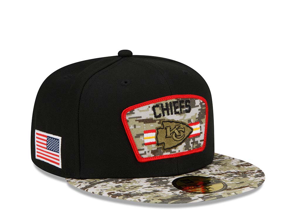 New Era Kansas City Chiefs Salute to Service 21 59Fifty Fitted Hat