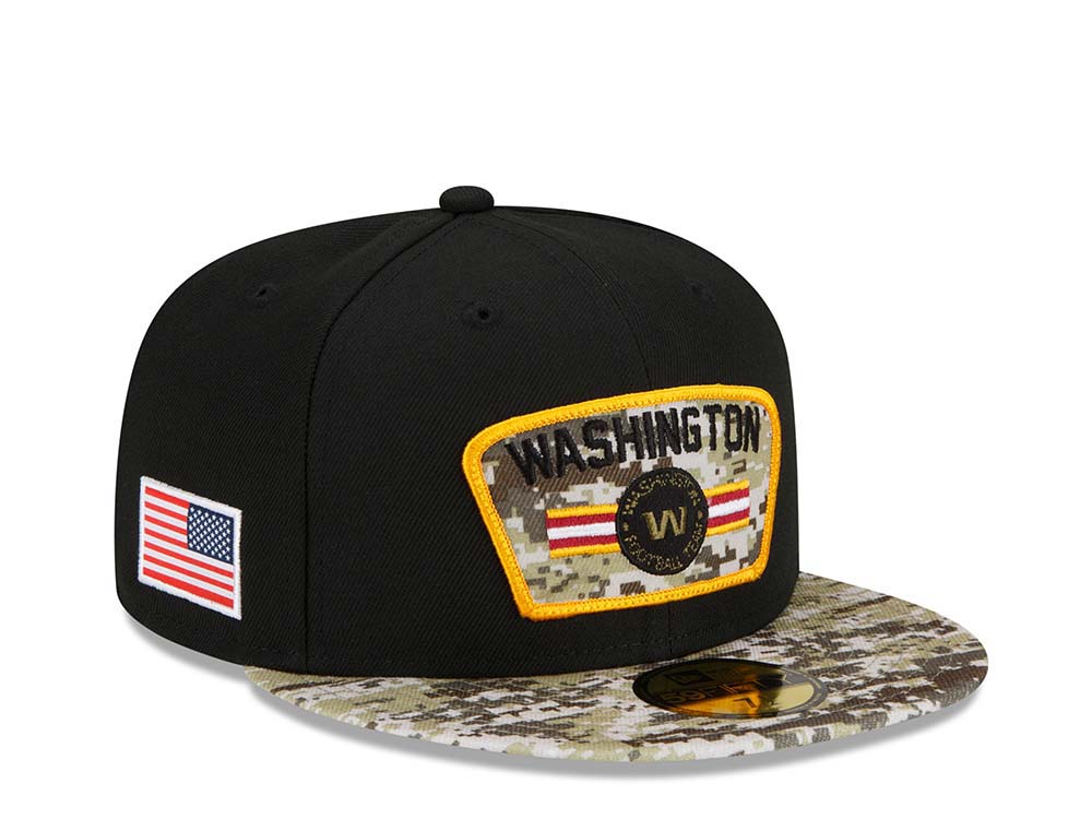New Era Washington Football Team Salute to Service 21 59Fifty Fitted Hat