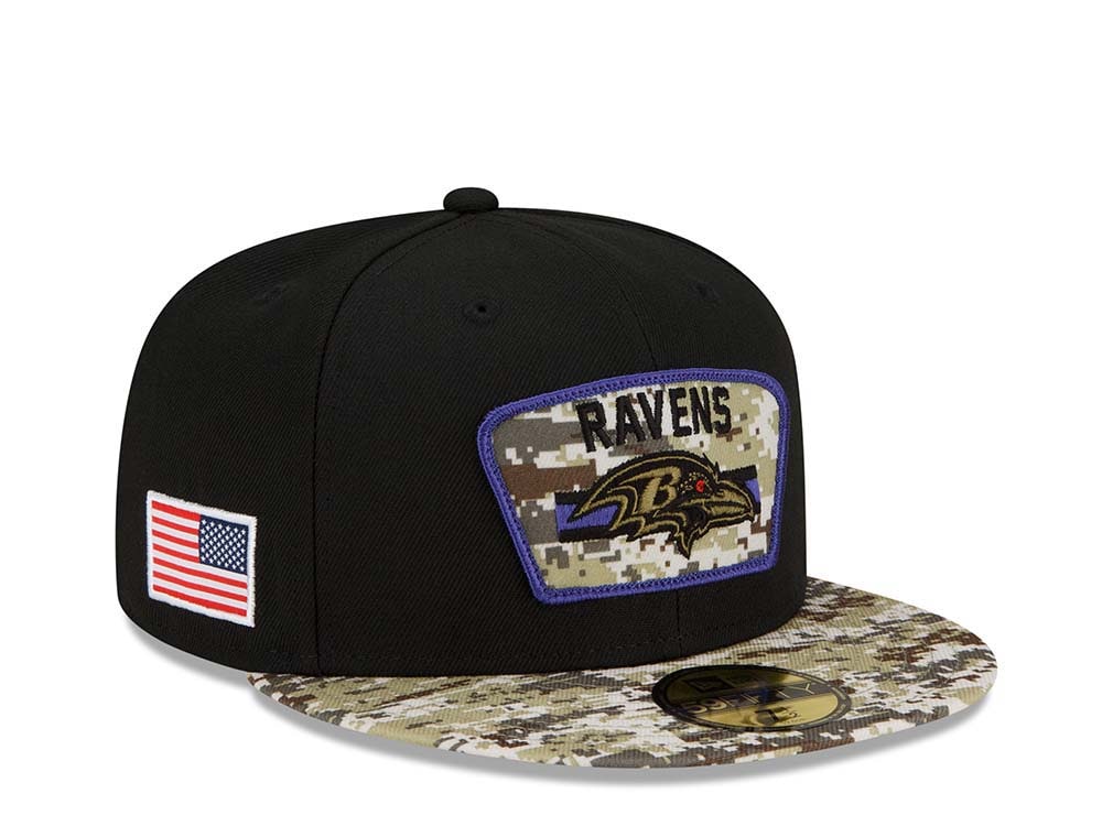 New Era Baltimore Ravens Salute to Service 21 59Fifty Fitted Hat