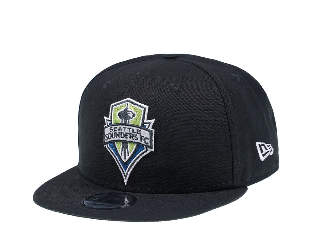 New Era Seattle Sounders FC Black Edition 9Fifty Snapback Hat