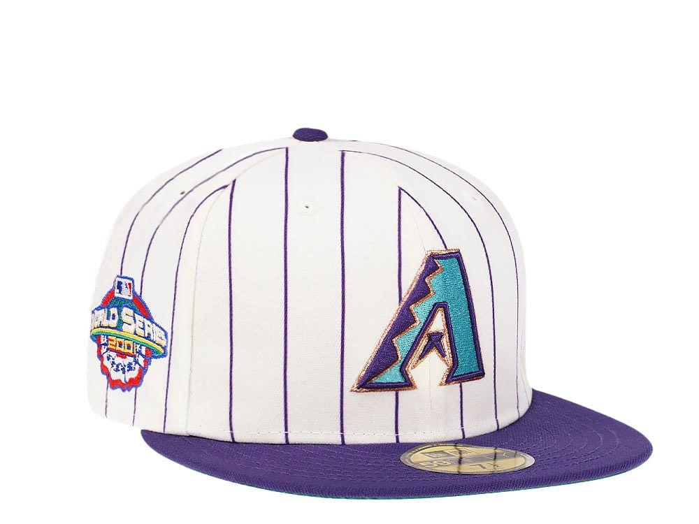 New Era Arizona Diamondbacks World Series 2001 Pinstripe Heroes Elite Edition 59Fifty Fitted Hat