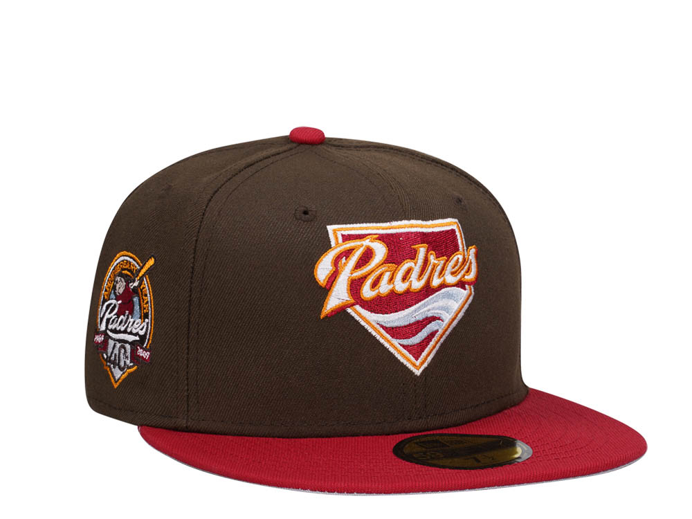 New Era San Diego Padres 40th Anniversary Walnut Two Tone Prime Edition 59Fifty Fitted Hat