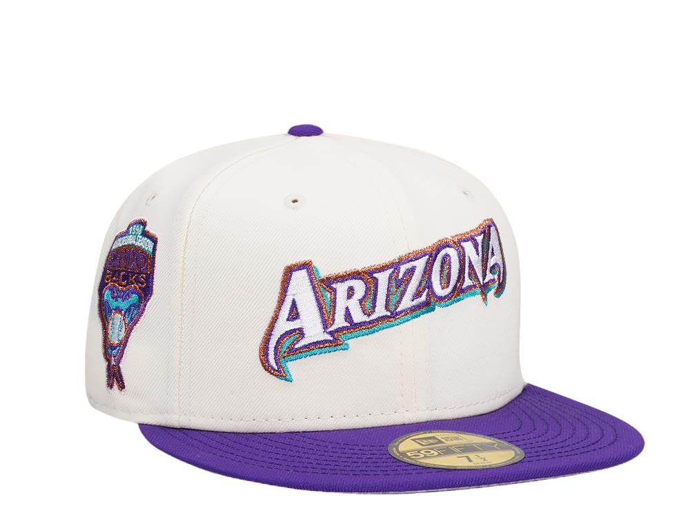 New Era Arizona Diamondbacks Inaugural Season 1998 Chrome Prime Two Tone Edition 59Fifty Fitted Hat