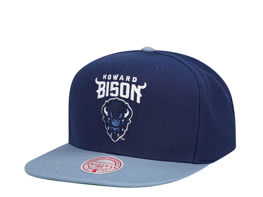 Mitchell & Ness Howard University Bison Team Two Tone 2.0 Snapback Hat