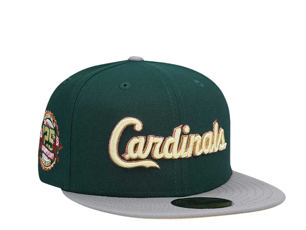 New Era St. Louis Cardinals 125th Anniversary Green Vegas Two Tone Edition 59Fifty Fitted Hat