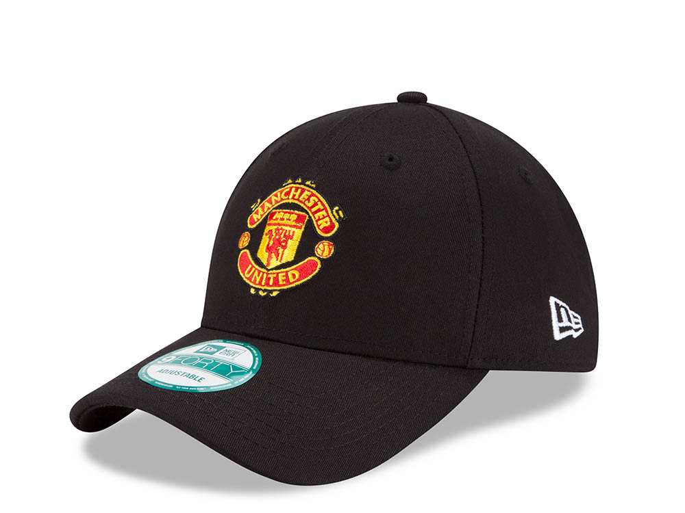 New Era Manchester United Basic Black 9Forty Strapback Hat