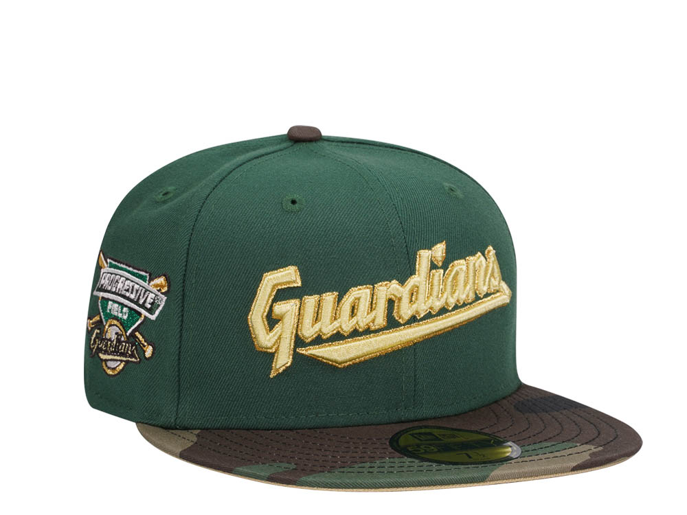 New Era Cleveland Guardians Progressive Field Camo Two Tone Edition 59Fifty Fitted Hat