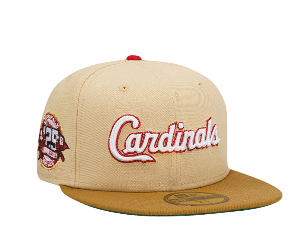 New Era St. Louis Cardinals 125th Anniversary Vegas Two Tone Edition 59Fifty Fitted Hat