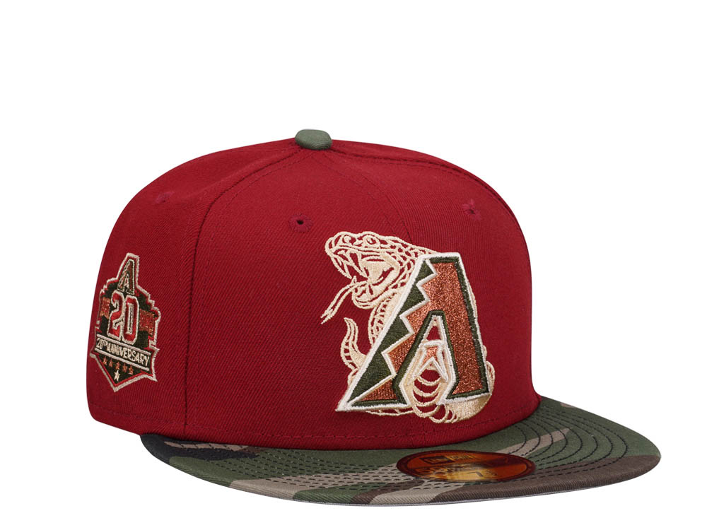 New Era Arizona Diamondbacks 20th Anniversary Brick Camo Two Tone Edition 59Fifty Fitted Hat