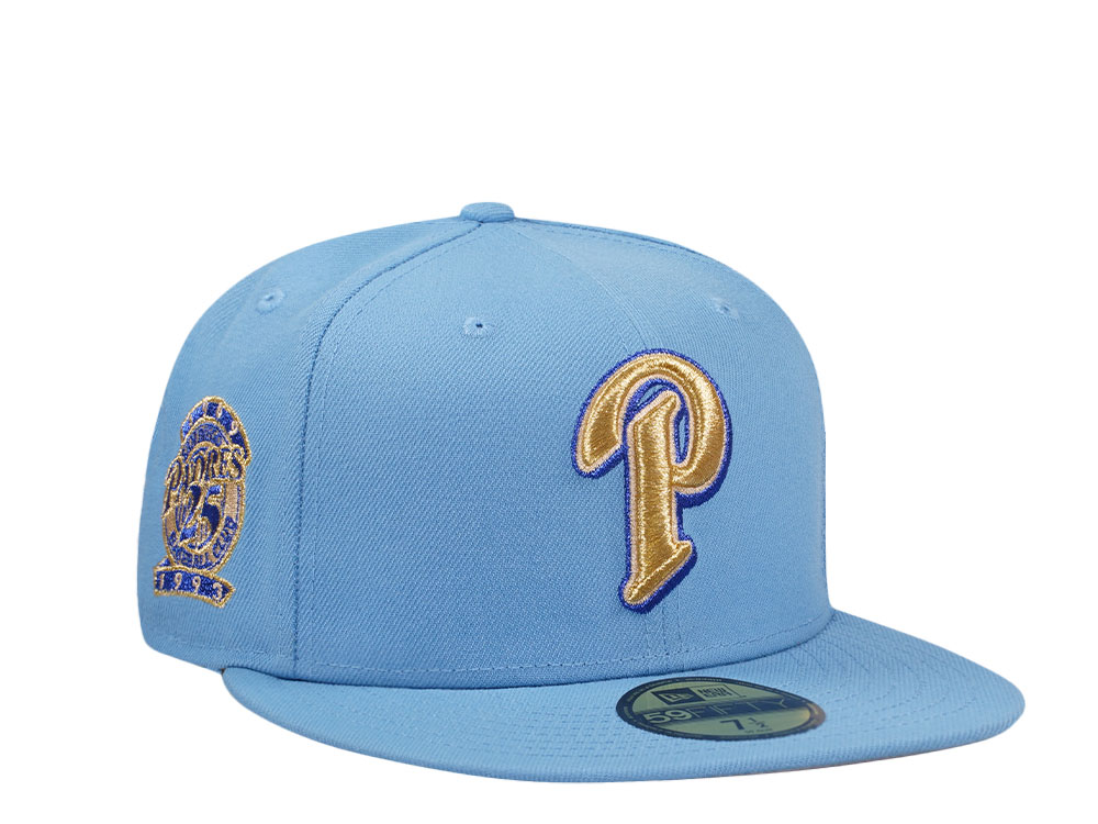 New Era San Diego Padres 25th Anniversary Sky Gold Edition 59Fifty Fitted Hat