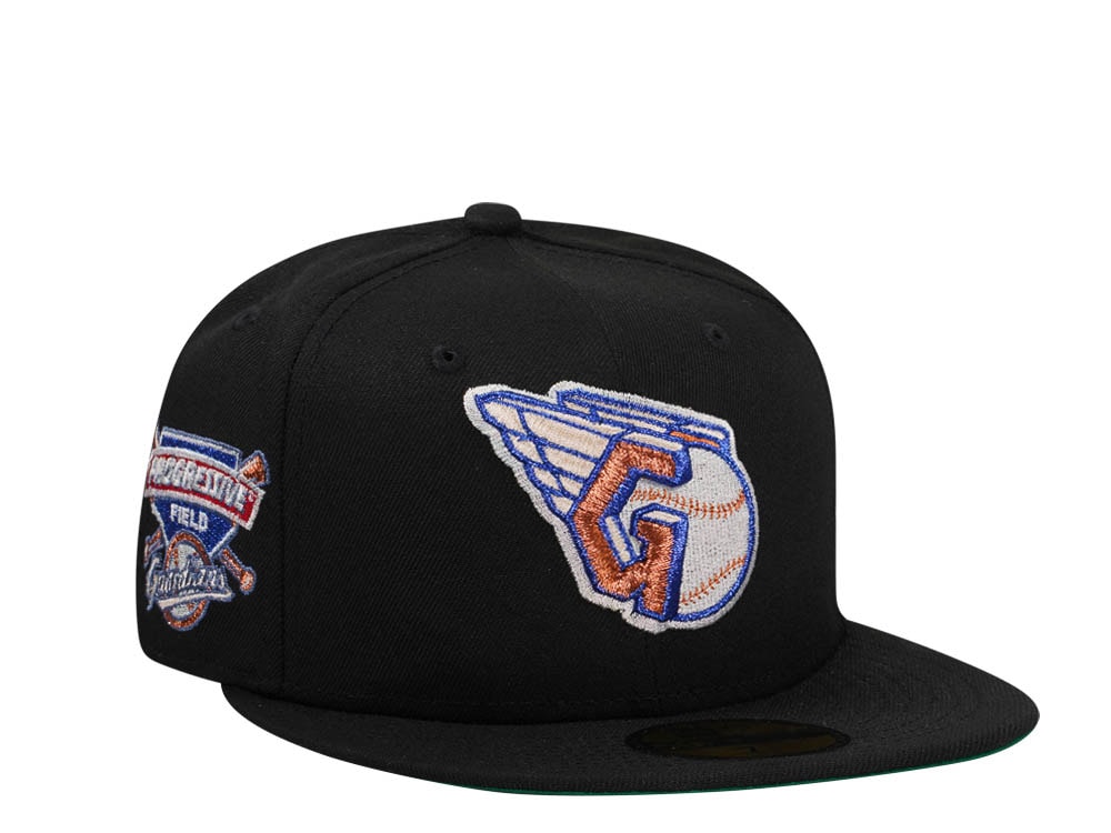 New Era Cleveland Guardians Progressive Field Black Copper Edition 59Fifty Fitted Hat