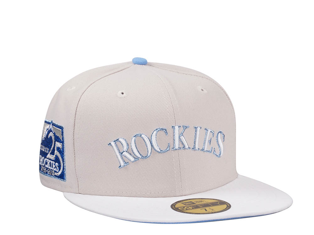 New Era Colorado Rockies 25th Anniversary Icy Edition 59Fifty Fitted Hat