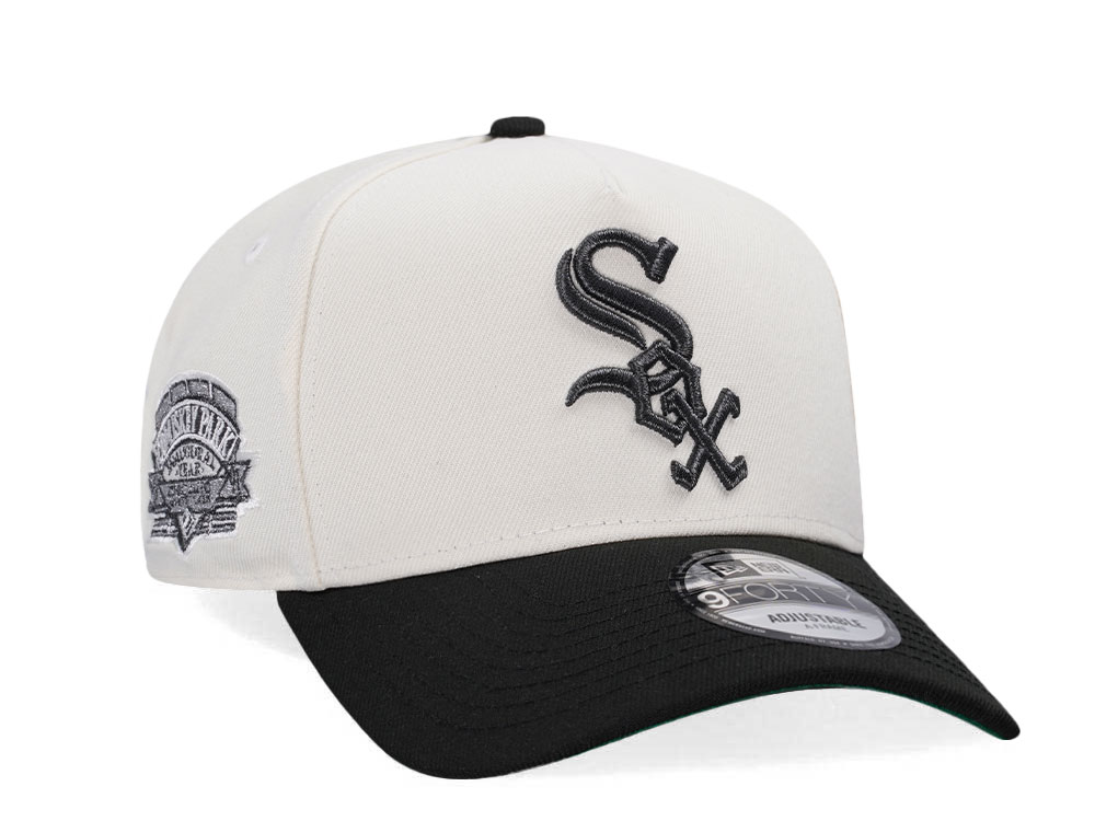 New Era Chicago White Sox Inaugural Year 1991 Chrome Two Tone 9Forty A Frame Snapback Hat