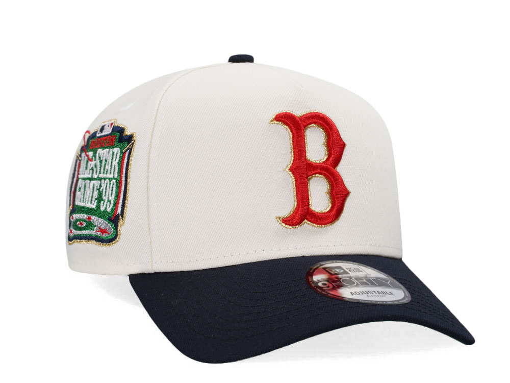 New Era Boston Red Sox All Star Game 1999 Chrome Throwback Two Tone Edition 9Forty A Frame Snapback Hat