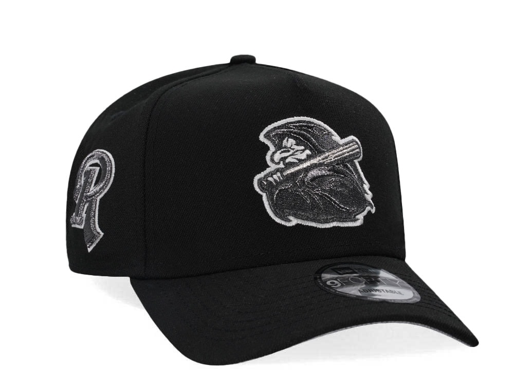New Era Rochester Red Wings Reaper Glow Metallic 9Forty A Frame Snapback Hat