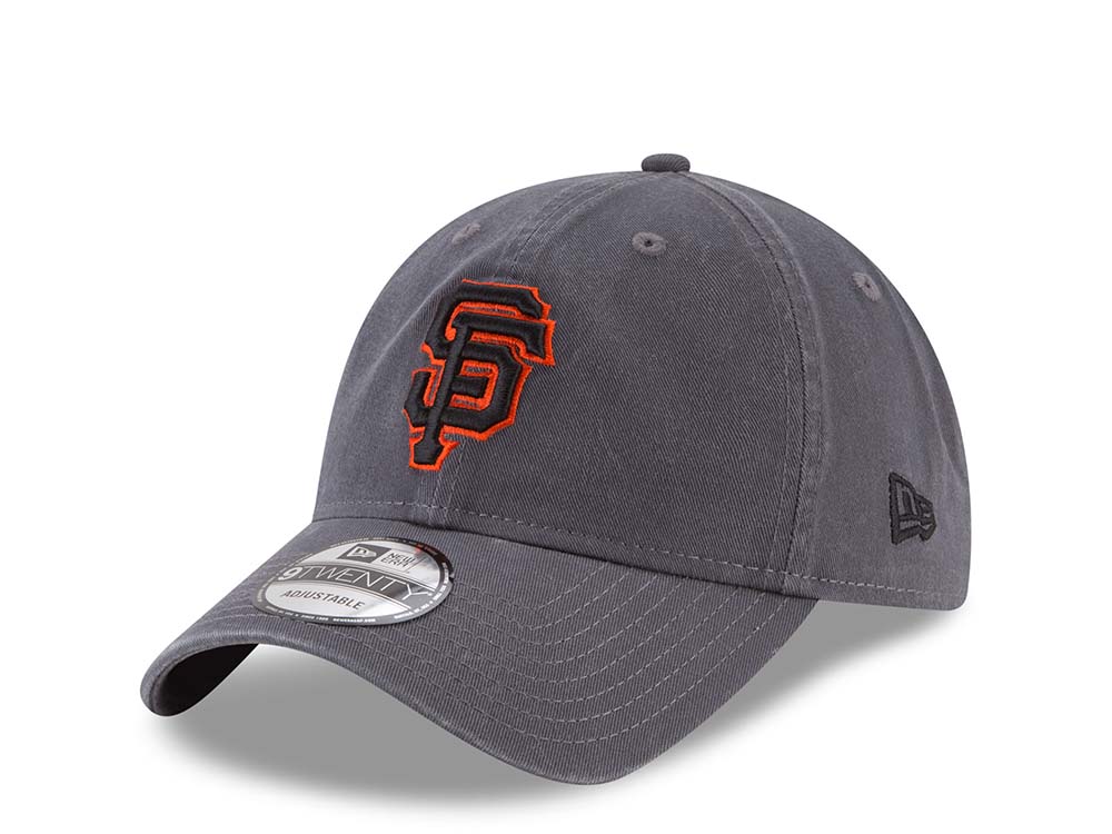 New Era San Francisco Giants Gray Core Classic 9Twenty Strapback Hat