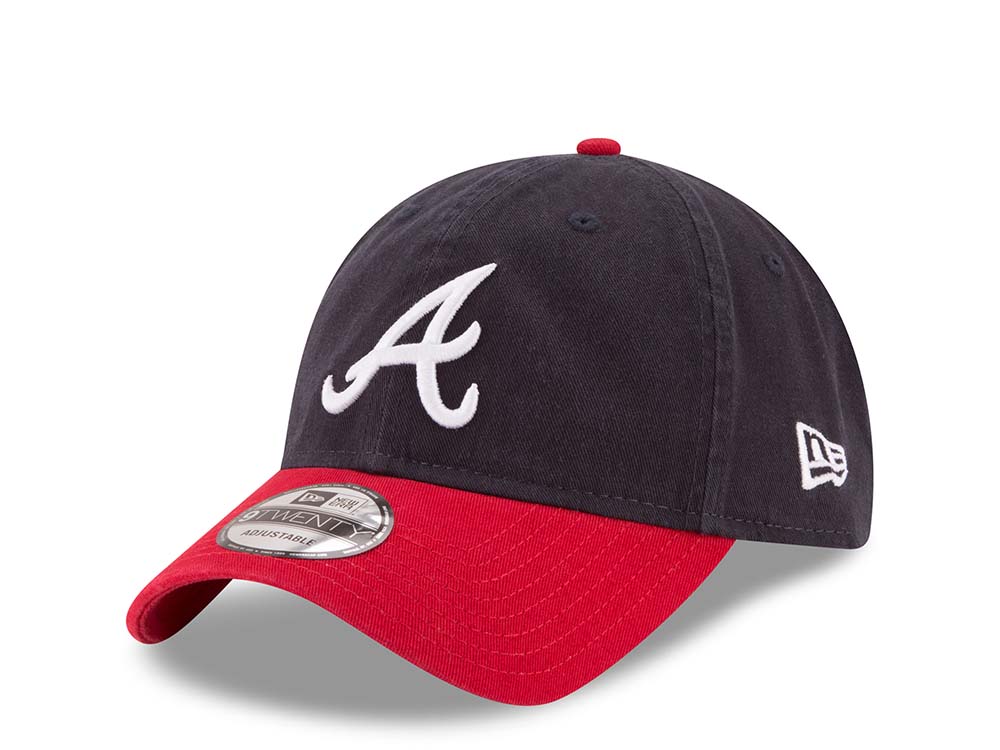 New Era Atlanta Braves Two Tone Core Classic 9Twenty Strapback Hat