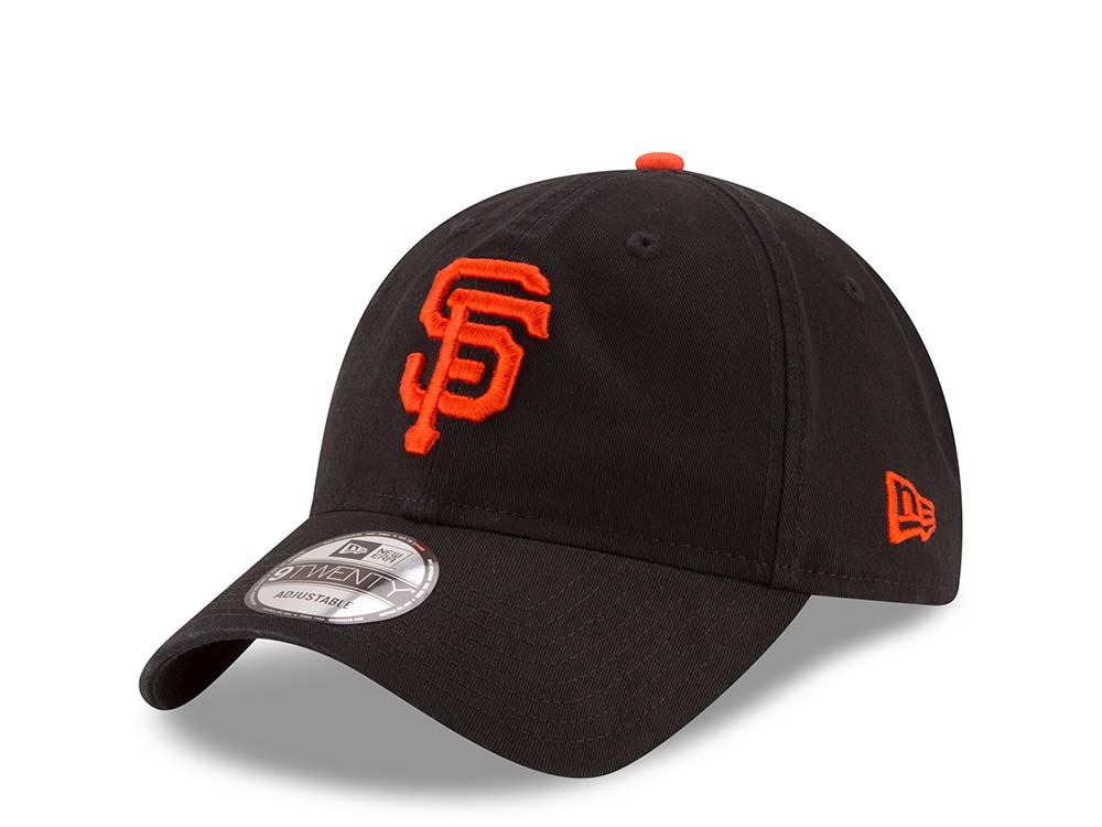New Era San Francisco Giants Black Core Classic 9Twenty Strapback Hat