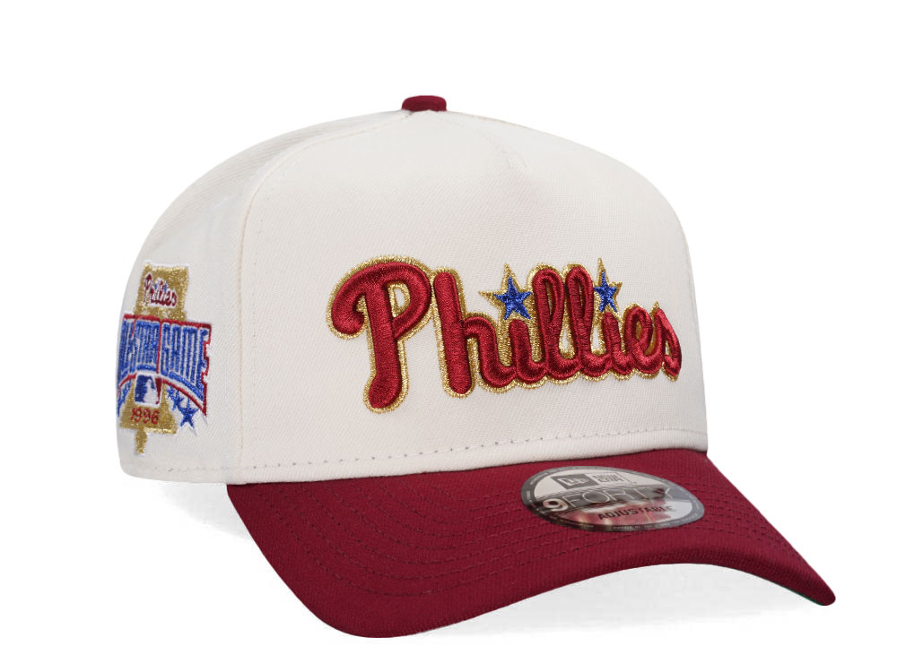 New Era Philadelphia Phillies All Star Game 1996 Chrome Gold Two Tone Edition 9Forty A Frame Snapback Hat