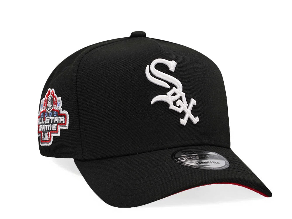 New Era Chicago White Sox All Star Game 2003 Black Red Edition 9Forty A Frame Snapback Hat