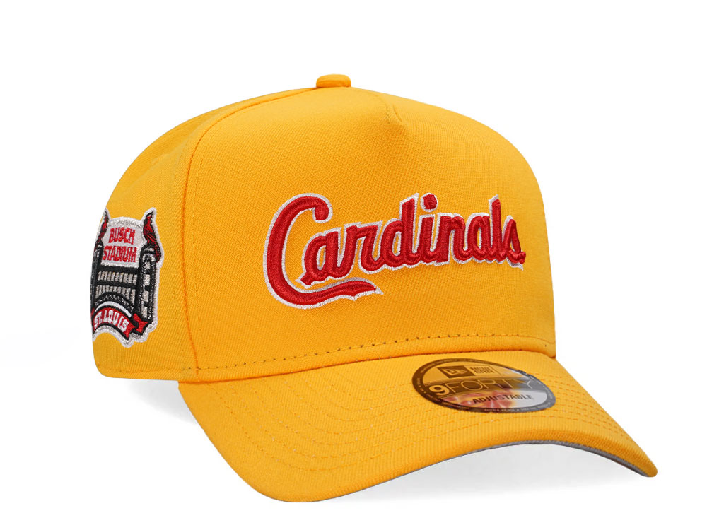 New Era St. Louis Cardinals Busch Stadium Yellow Classic 9Forty A Frame Snapback Hat