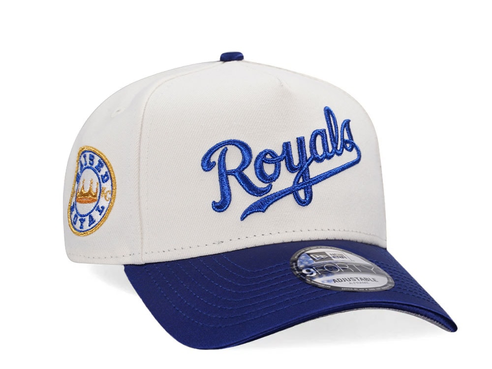 New Era Kansas City Royals Chrome Two Tone Edition 9Forty A Frame Snapback Hat