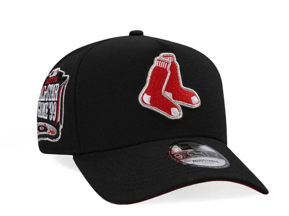 New Era Boston Red Sox All Star Game 1999 Black and Red 9Forty A Frame Snapback Hat