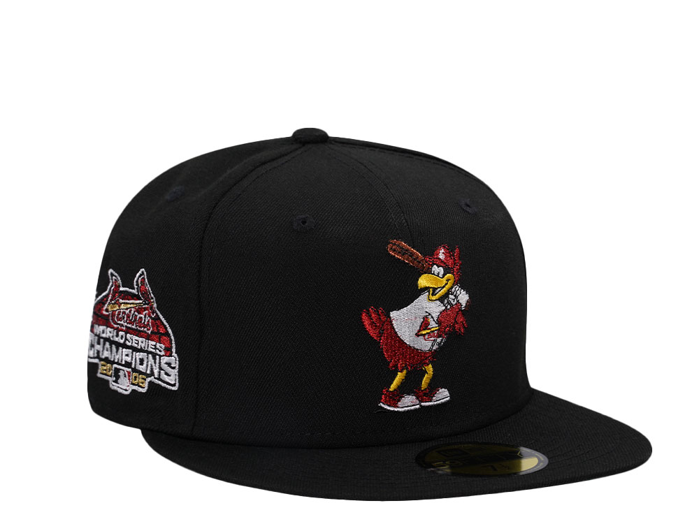 New Era St. Louis Cardinals World Series Champions 2006 Black Prime Edition 59Fifty Fitted Hat