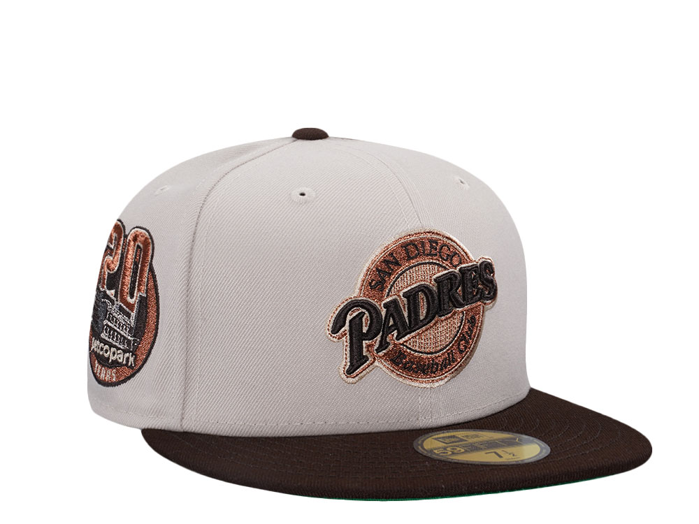 New Era San Diego Padres 20 Years Stone Copper Two Tone Edition 59Fifty Fitted Hat
