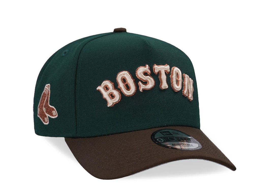 New Era Boston Red Sox Copper Two Tone 9Forty A Frame Snapback Hat