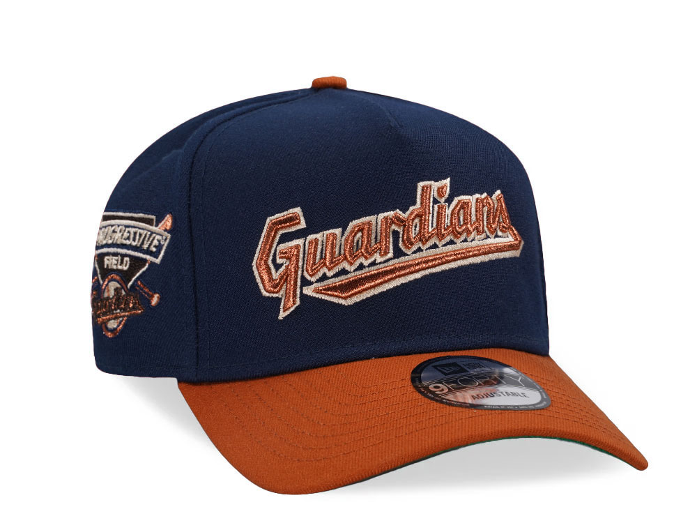 New Era Cleveland Guardians Progressive Field Copper Two Tone 9Forty A Frame Snapback Hat