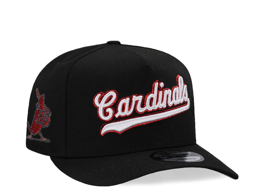 New Era St. Louis Cardinals Black 9Fifty A Frame Snapback Hat
