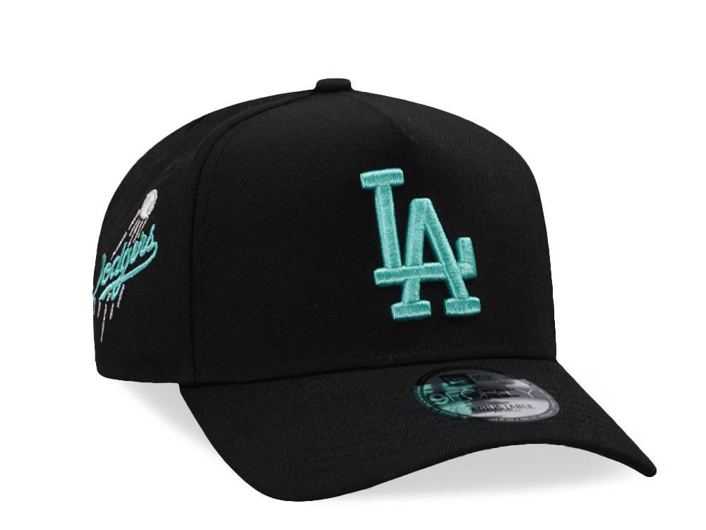 New Era Los Angeles Dodgers Black Tiffany Prime Edition 9Forty A Frame Snapback Hat