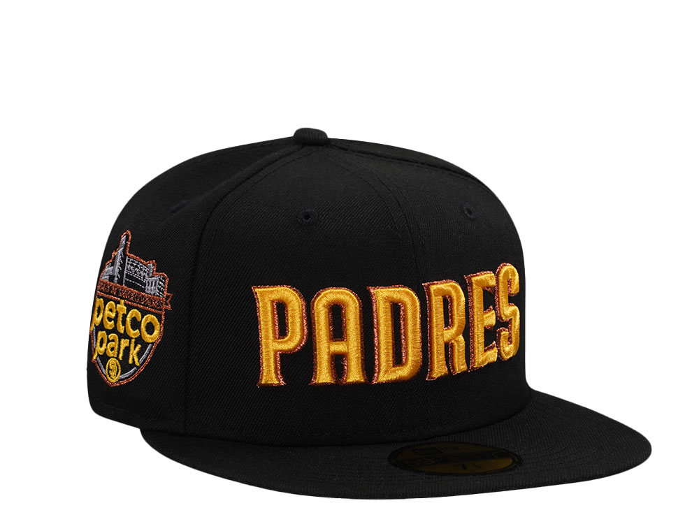 New Era San Diego Padres Petco Park Black Prime Edition 59Fifty Fitted Hat