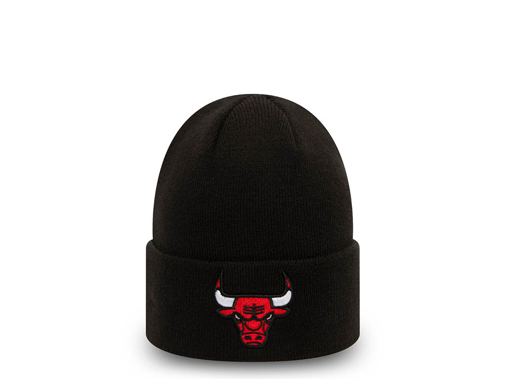 New Era Chicago Bulls Essential Cuff Beanie Black Knit