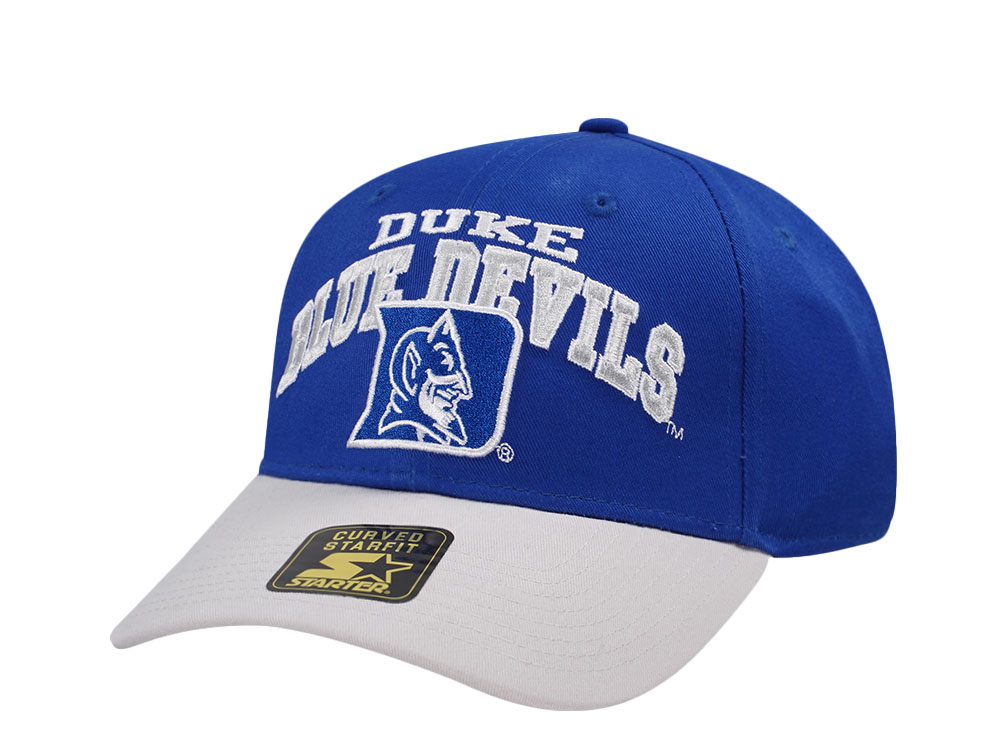 Starter Duke Blue Devils Crowd Pleaser Edition Blue Curved Snapback Hat