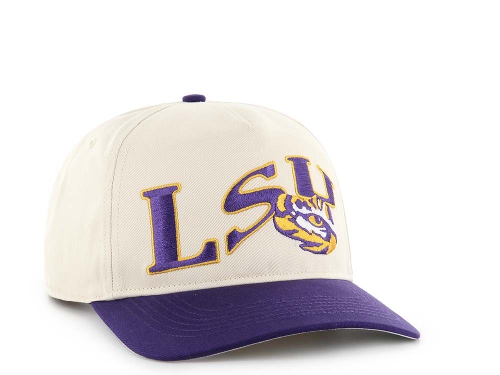 47Brand Louisiana State Tigers Natural Wave Hitch Snapback Hat