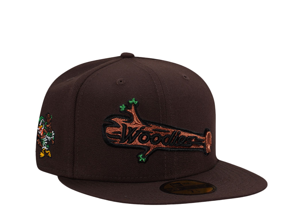 New Era Down East Wood Ducks Brown Prime Edition 59Fifty Fitted Hat