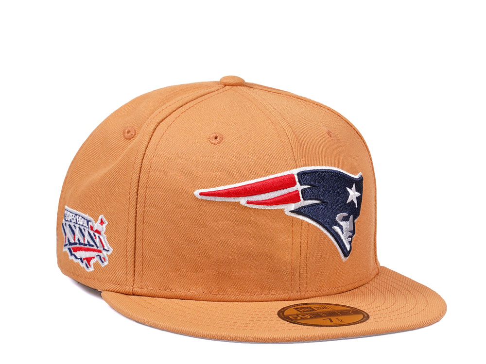 New Era New England Patriots Super Bowl XXXVI Golden Memories Collection 59Fifty Fitted Hat