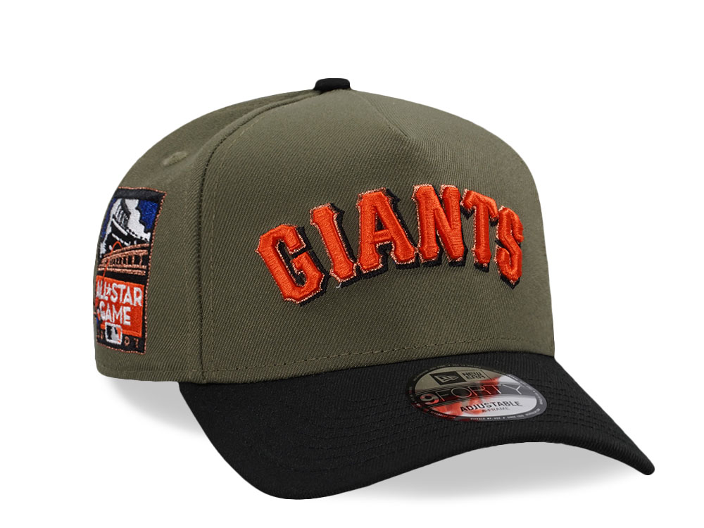 New Era San Francisco Giants All Star Game 2007 Olive Two Tone Edition 9Forty A Frame Snapback Hat