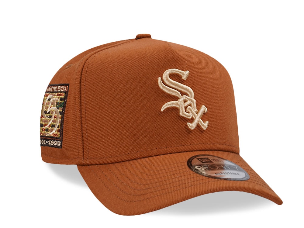 New Era Chicago White Sox Comiskey Park Earthy Brown Edition 9Forty A Frame Snapback Hat