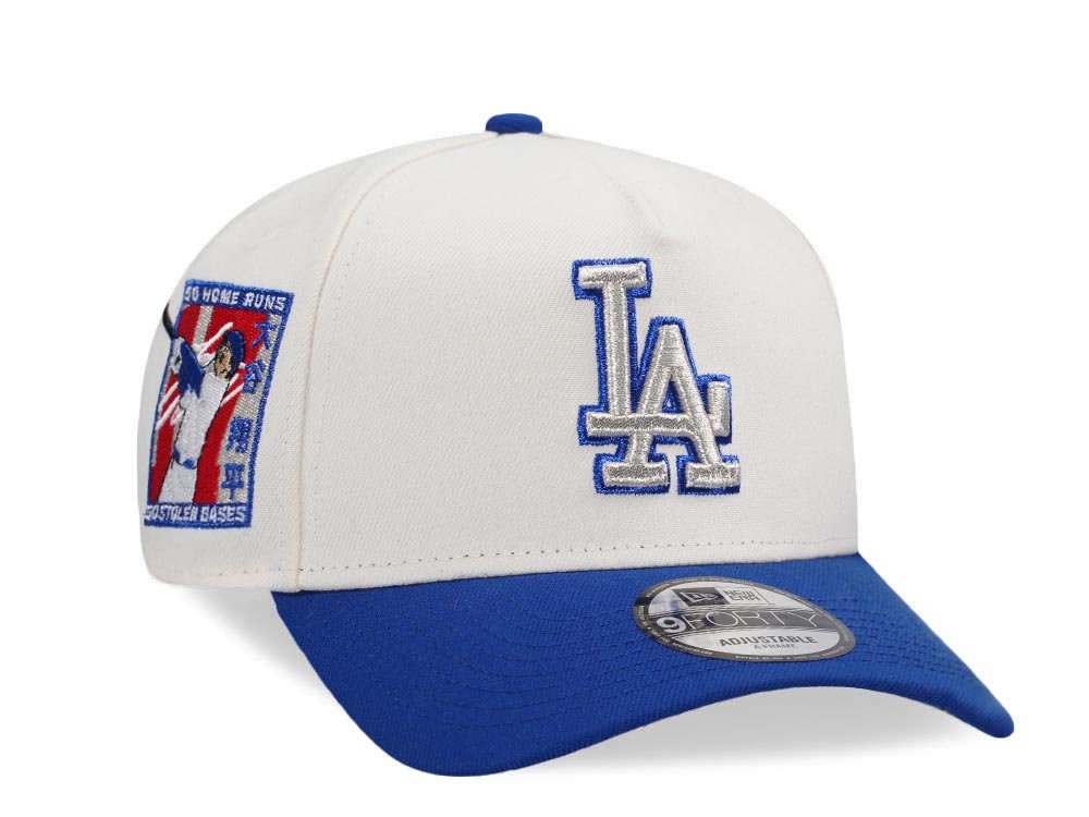 New Era Los Angeles Dodgers Ohtani 50 50 Season Chrome Two Tone Edition 9Forty A Frame Snapback Hat
