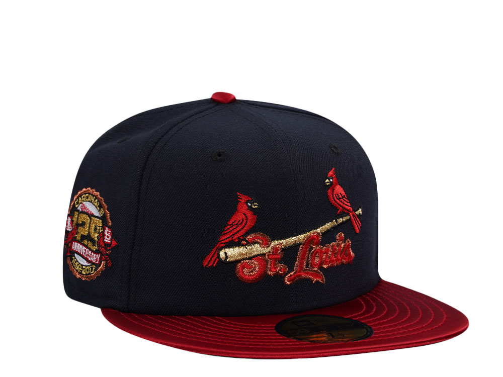 New Era St. Louis Cardinals 125th Anniversary Satin Brim Two Tone Edition 59Fifty Fitted Hat