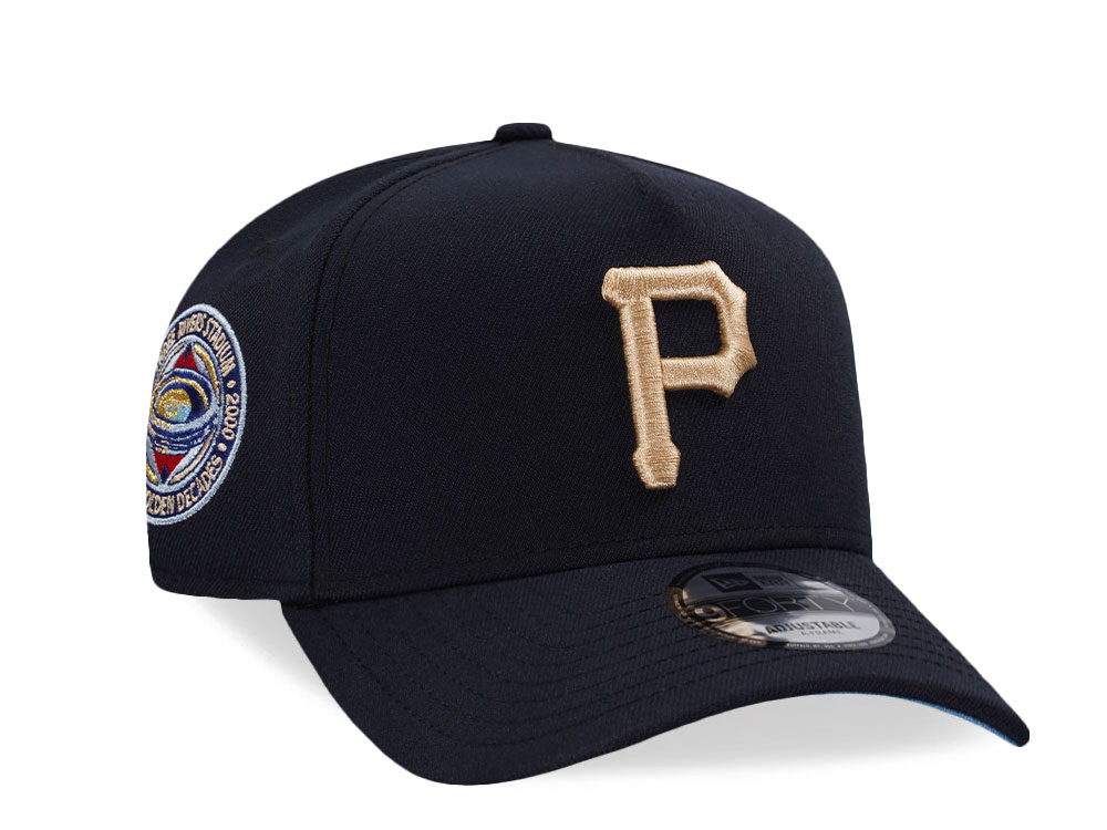 New Era Pittsburgh Pirates Three Rivers Stadium Blue Ice Edition 9Forty A Frame Snapback Hat
