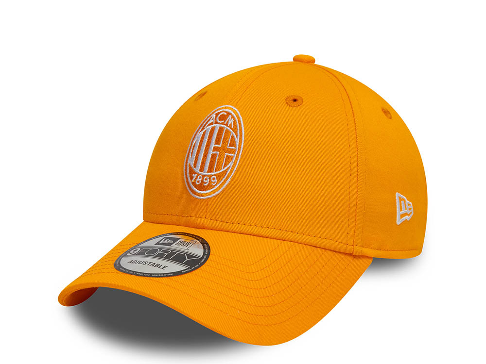 New Era Ac Milan Seasonal Orange 9Forty Strapback Hat