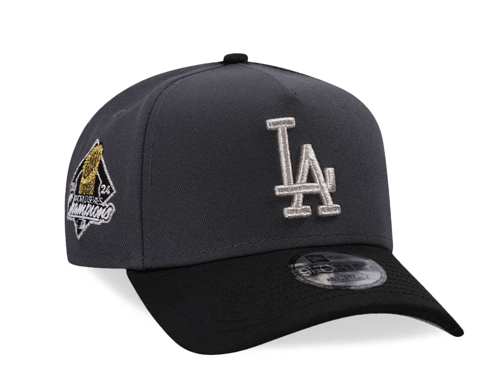New Era Los Angeles Dodgers World Series 2024 Tarmac Two Tone Edition 9Forty A Frame Snapback Hat