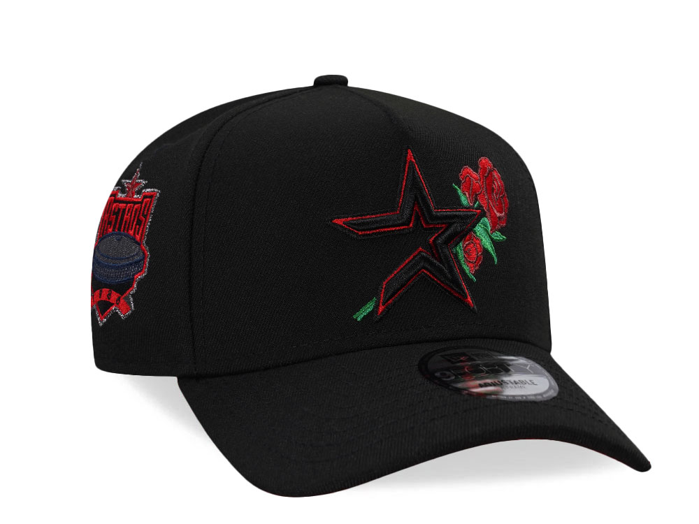 New Era Houston Astros Stadium Patch Red Rose Edition 9Forty A Frame Snapback Hat