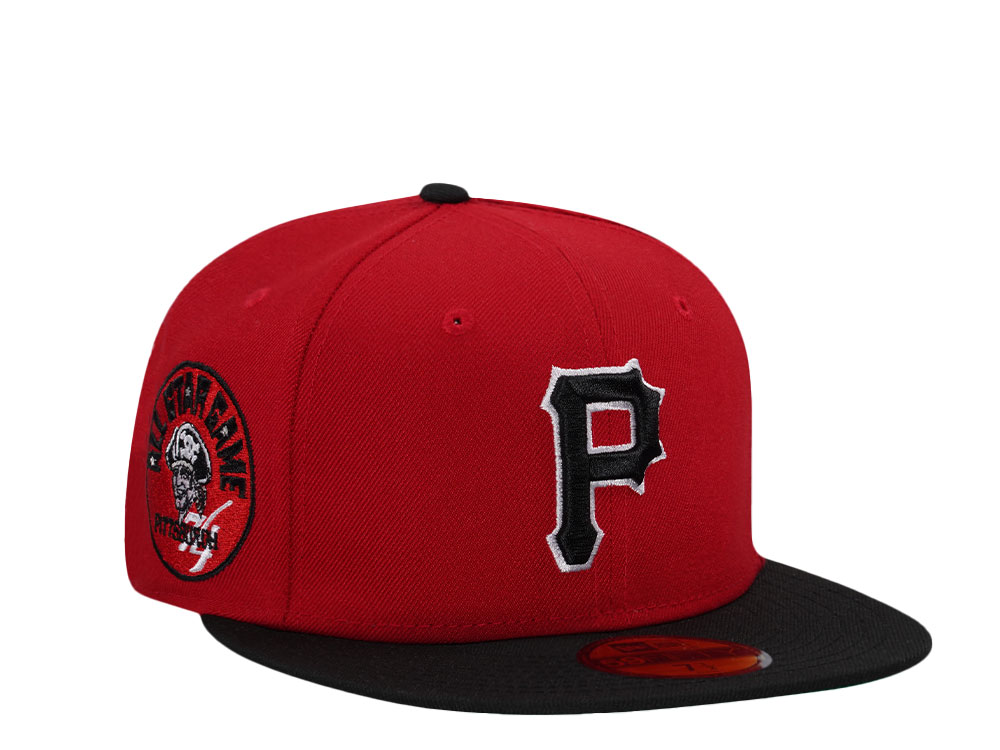 New Era Pittsburgh Pirates All Star Game 1974 Black Red Throwback Edition 59Fifty Fitted Hat