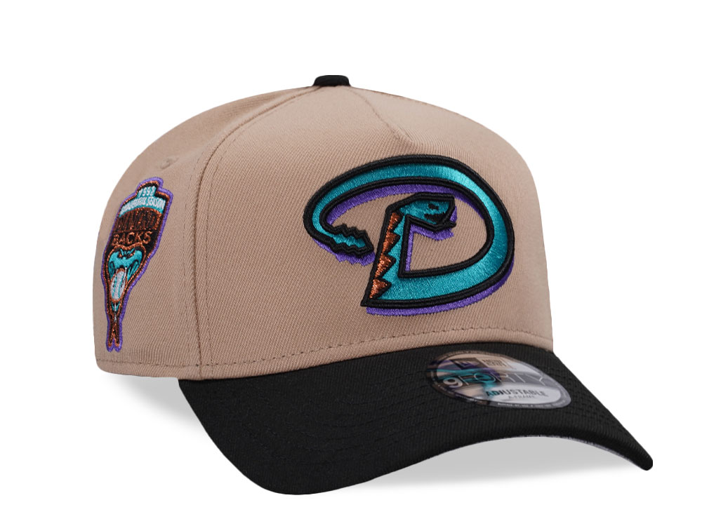 New Era Arizona Diamondbacks Inaugural Season 1998 Camel Two Tone Edition 9Forty A Frame Snapback Hat